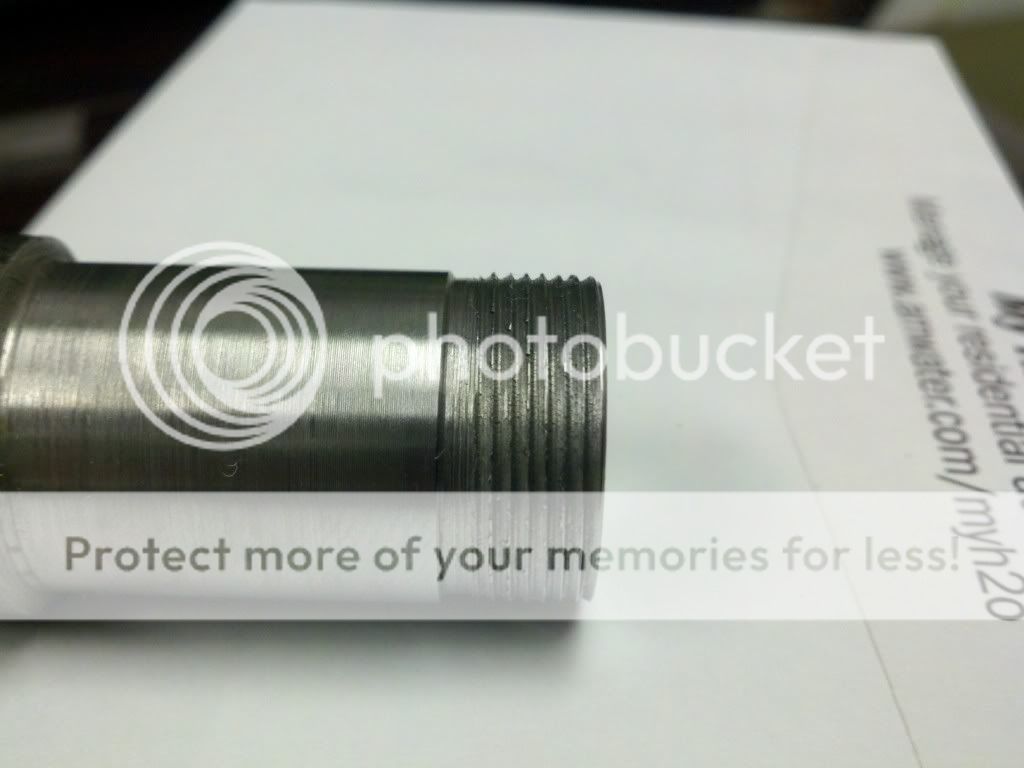 Help threading dirty, burred threads?